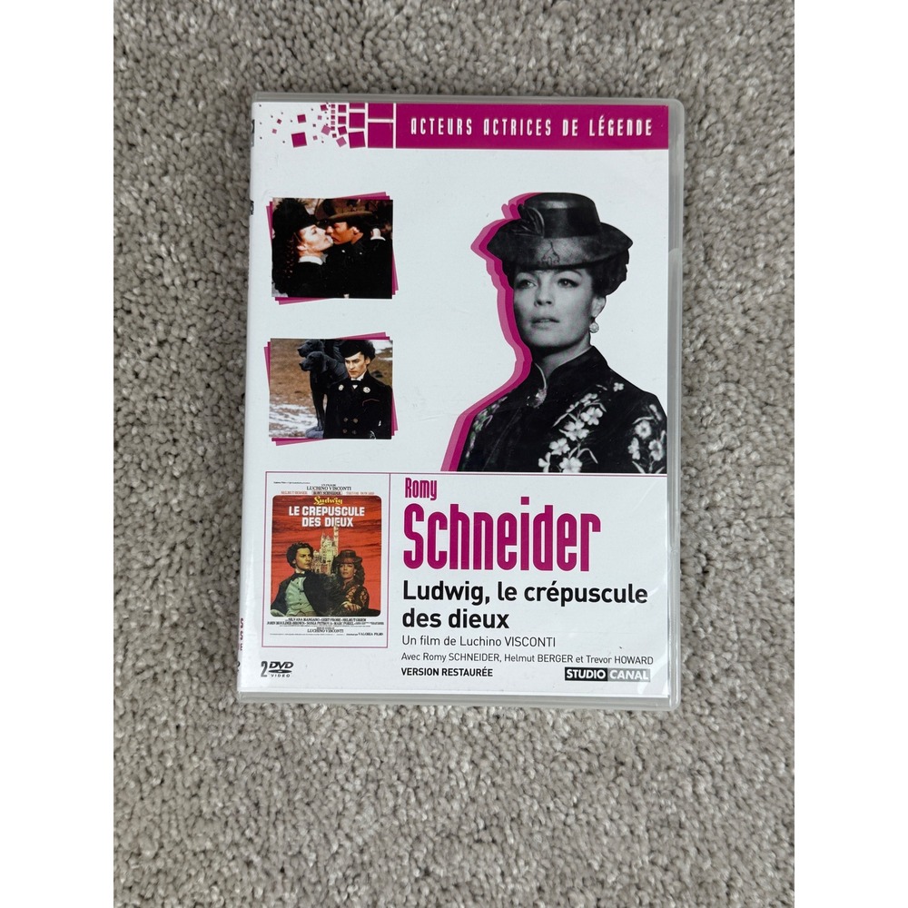 Romy Schneider Ludwig le Crépuscule des Dieux Region 2 DVD Studio (not tested)